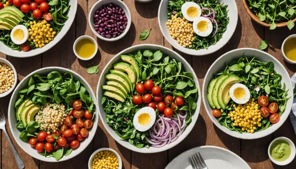 Les salades composées fraîches pour les beaux jours