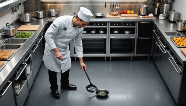 Pourquoi porter des chaussures antidérapantes en cuisine